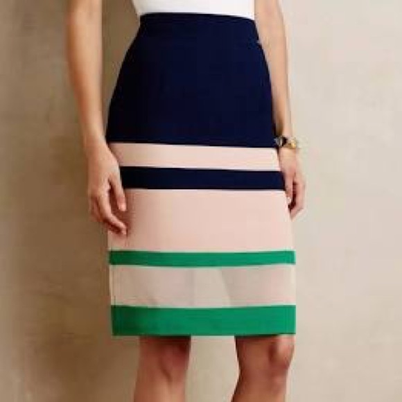 Anthropologie Dresses & Skirts - Anthropologie Harlyn Parfait Striped Skirt
